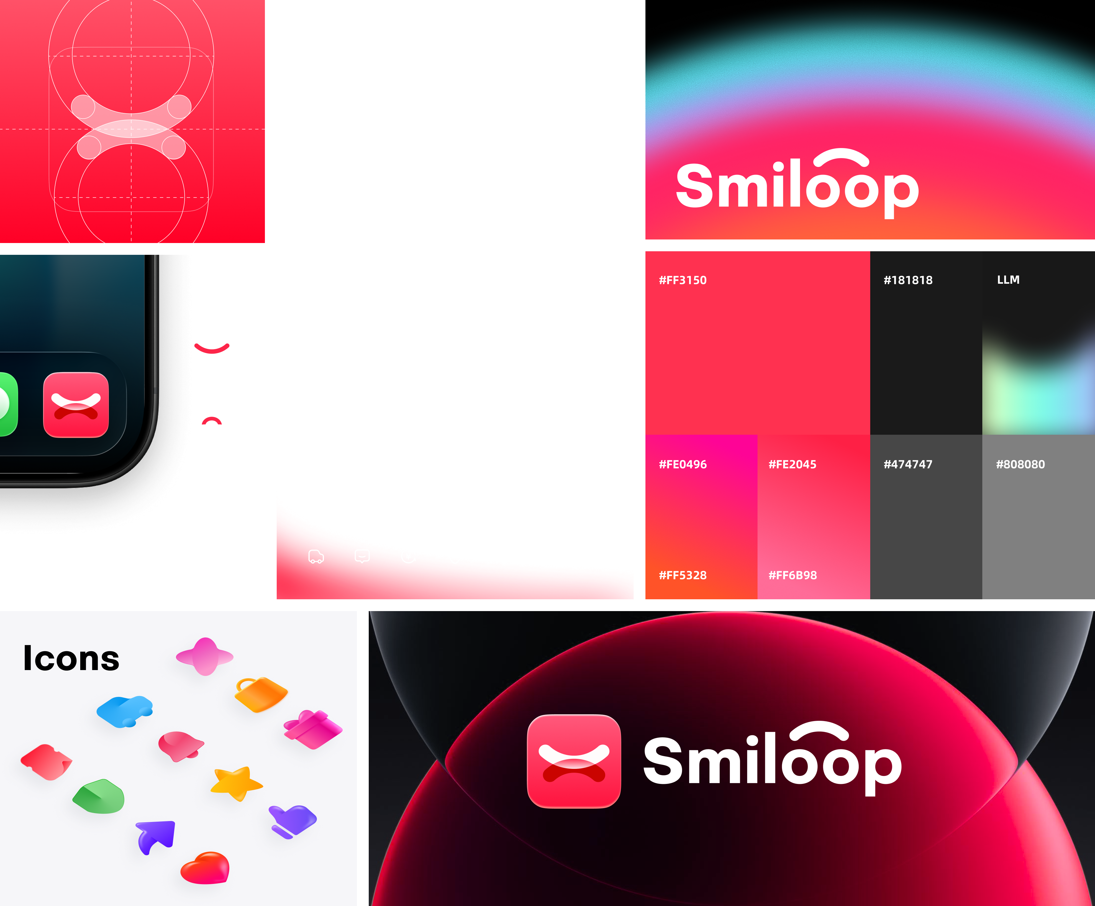 Smiloop 品牌、字体、颜色和图标视觉规范